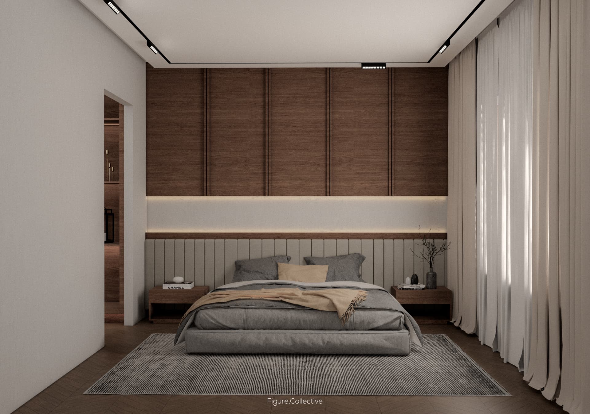 Bedroom interior render